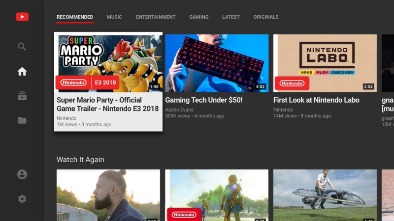 Illustration for article titled Ya puedes descargar la app de YouTube en tu Nintendo Switch (ahora solo le falta Netflix)